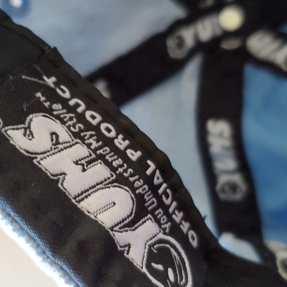 YUMS distressed lt blue denim baseball hat  Adjustable - Picture 7 of 11